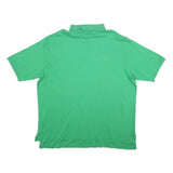 POLO RALPH LAUREN Mens Green Short Sleeve Plain 2XL Cotton Polo Shirt Classic