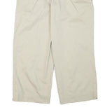 POLO SPORT RALPH LAUREN Womens Cotton Blend Beige Relaxed Straight Trousers W30