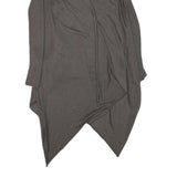 MASSIMO DUTTI Womens Grey Plain Cotton Blend Pullover Jumper M Relaxed