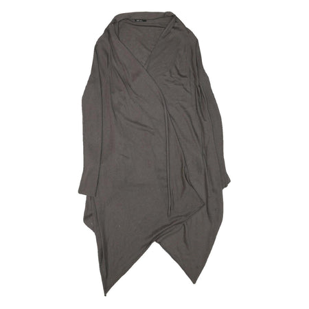 MASSIMO DUTTI Womens Grey Plain Cotton Blend Pullover Jumper M Relaxed