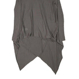 MASSIMO DUTTI Womens Grey Plain Cotton Blend Pullover Jumper M Relaxed