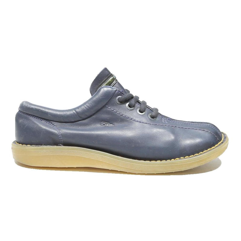 DR MARTENS Casual Mens Leather Lace-Up Shoes Blue UK 6.5 Comfortable Style