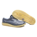 DR MARTENS Casual Mens Leather Lace-Up Shoes Blue UK 6.5 Comfortable Style