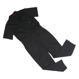 DICKIES Mens Black Cotton Blend Dungarees Regular Fit Short Sleeve M W34 L25