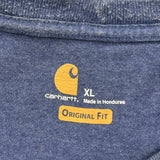 Carhartt T-Shirt - XL Blue Cotton