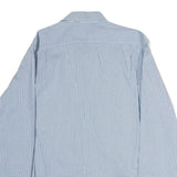 NAUTICA Mens Blue Check Shirt L Cotton Casual Long Sleeve Button Shirt