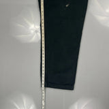 Carhartt Double Knee Carpenter Trousers - 38W 30L Black Cotton