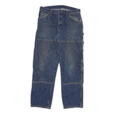 DICKIES Mens Jeans Blue Regular Straight Denim Medium W33 L29 Workwear