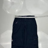 Paco Cargo Pants - 29W US 6 Navy Cotton Blend