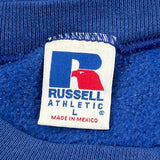 Chicago Cubs Russell Athletic Football Sweatshirt - Large Blue Cotton
