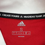 Fc United Adidas Football Football Shirt - Small White Polyester