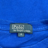 Age 4 Polo By Ralph Lauren Long Sleeve T-Shirt - XS Blue Cotton