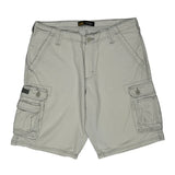Lee Cargo Cargo Shorts - 36W 11L Beige Cotton