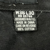 North Peak Double Knee Jeans - 36W 30L Grey Cotton