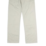 LEVI'S Mens Beige Cotton Regular Straight Trousers W31 L31 Classic Casual Pants
