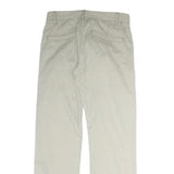 LEVI'S Mens Beige Cotton Regular Straight Trousers W31 L31 Classic Casual Pants