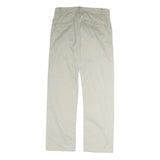 LEVI'S Mens Beige Cotton Regular Straight Trousers W31 L31 Classic Casual Pants