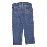 DICKIES Mens Jeans Blue Regular Straight Denim Medium W38 L28 Workwear Zip