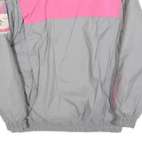 K2 Womens Grey & Pink Outdoor Jacket M Polyester Blend Zip Sports Patch