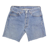 LEVI'S Mens Denim Blue Casual Shorts M W31 Classic Cotton Blend 501