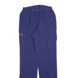 MAMMUT Womens Polyester Blue Regular Tapered Trousers W26 L34 Outdoor Casual Zip