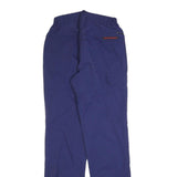 MAMMUT Womens Polyester Blue Regular Tapered Trousers W26 L34 Outdoor Casual Zip