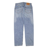 LEVI'S 505 Mens Jeans Blue Regular Straight Denim Medium W33 L32 Classic Zip