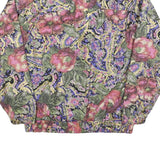 GDT Womens Multicolour Floral Pattern Button Jacket One Size Cotton Blend