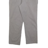 TOMMY HILFIGER Mens Cotton Blend Grey Slim Straight Trousers W36 L26 Casual
