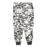 CLOCKHOUSE Mens Cotton Blend White & Grey Camouflage Regular Fit Cargo Trousers