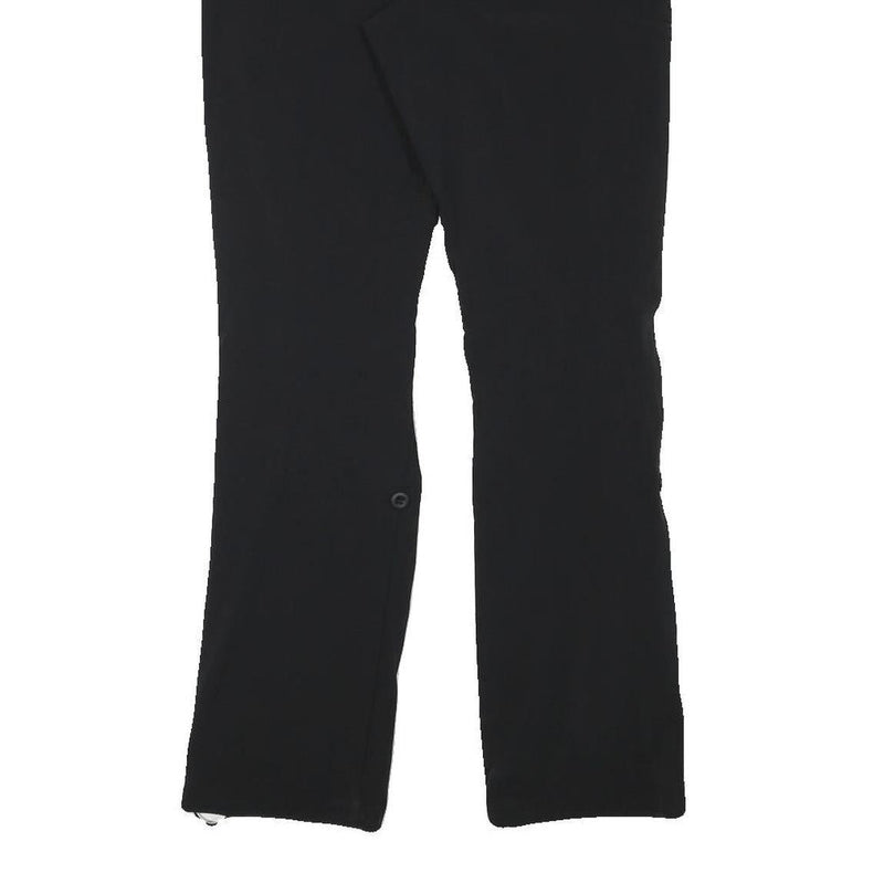 MAIER Mens Black Slim Tapered Trousers W29 L31 Outdoor Zip Closure Performance