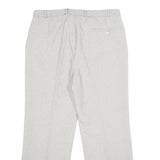 CANDA Mens Wool Blend Regular Fit Grey Trousers W32 L30 Classic Zip Fastening