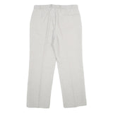 CANDA Mens Wool Blend Regular Fit Grey Trousers W32 L30 Classic Zip Fastening