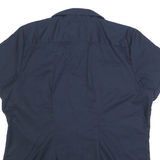 DICKIES Womens Navy Blue Short Sleeve Shirt XL Button Front Workwear