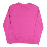 TOMMY HILFIGER Womens Pink Crew Neck XS Sweatshirt Cotton Blend Pullover