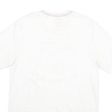 TRUE RELIGION Mens White Graphic T-Shirt L Short Sleeve Crew Neck Cotton Blend