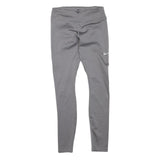 NIKE Womens Joggers Grey S W24 L28 Slim Tapered Sportswear Activewear