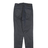 LEVI'S Womens Cotton Blend Black Slim Skinny Trousers W25 L32 Stylish Zip