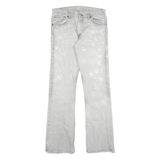 LEVI'S 507 Mens Jeans White Regular Straight Denim Light W32 L33 Cotton Classic