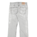 LEVI'S 507 Mens Jeans White Regular Straight Denim Light W32 L33 Cotton Classic