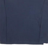 DICKIES Mens Blue Long Sleeve Crew Neck Cotton Blend T-Shirt L Workwear