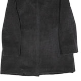 GIL BRET Womens Black Wool Blend Button Jacket M Classic Warm Outerwear