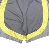 NIKE Mens Grey & Yellow Casual Shorts L W32 Sportswear Athletic
