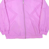 RODEO Womens Pink Jacket L Polyester Blend Plain Zip Casual Lightweight