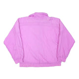 RODEO Womens Pink Jacket L Polyester Blend Plain Zip Casual Lightweight