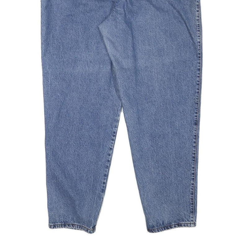 LEVI'S Womens Relaxed Blue Denim Jeans W36 L29 Classic Fit Zip Closure