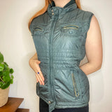 Yes Zee Gilet - Large Green Nylon