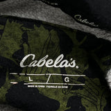 World'S Foremost Outfitter Cabelas Camo Hoodie - Large Camo Cotton Blend