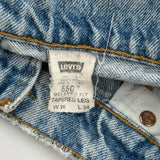 550 Levis Jeans - 34W 34L Light Wash Cotton