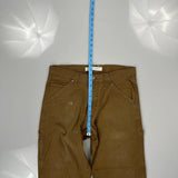 Levis Carpenter Trousers - 34W 29L Brown Cotton